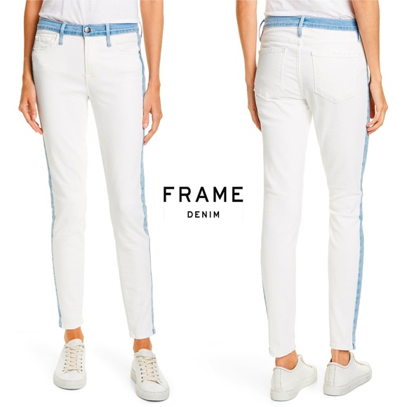 Frame Denim Denim - FRAME DENIM WOMEN NWT LE SKINNY DE JEANNE COLORBLOCK ARIZONA JEAN. SIZE 26